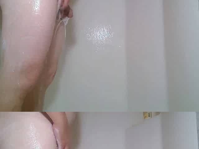 Showering then pissing