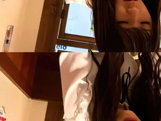 Cute Asian Yuna Kawakami POV blowjob