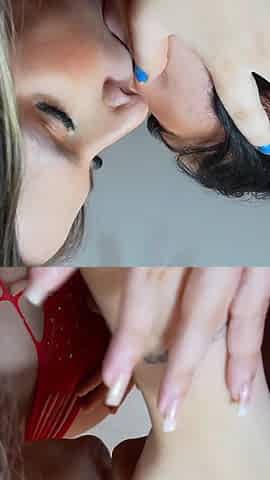 Kiss Me Sweet Girl - Lesbian Kissing Babes