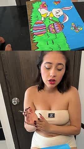 Horny Stepdad Reprimands His Small Ass Stepdaughter with a Hard Fuck.