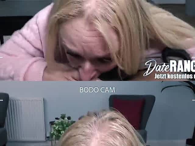 Glamorous blond, screwed at home
