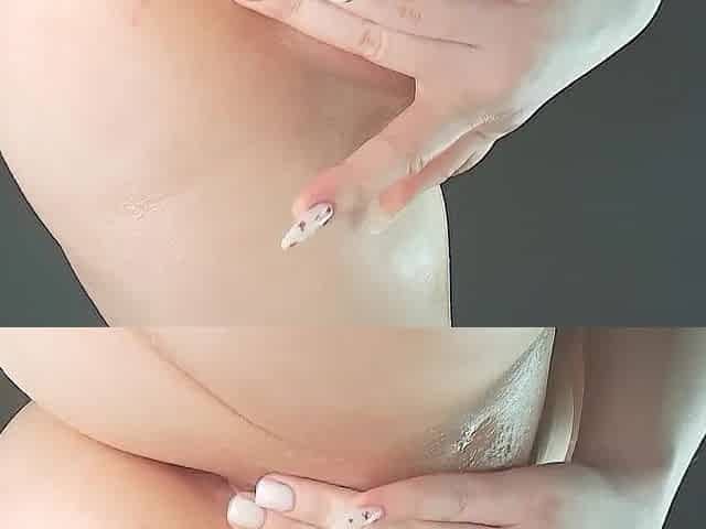 Wet Masturbation: Hotty Oozes Soaked from Her Vagina