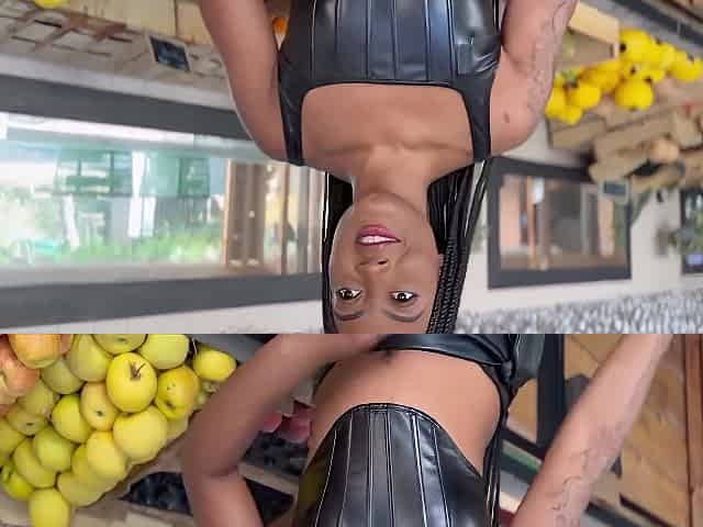 Horny, Belle Metisse, Se Fait Avoiner Par Deux Queues