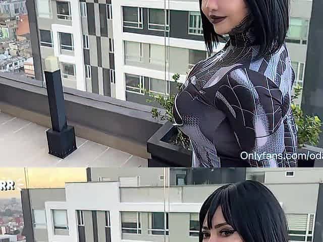 ANAL por dinero con gotica tetona y culona - Odasuuurr