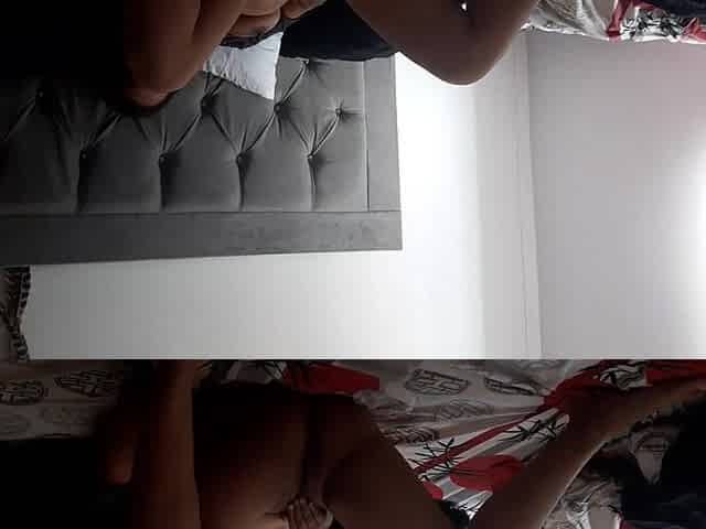 Pretty angel masturbating in her room
