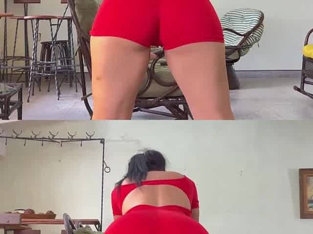 MY STEPMOTHER'S LARGE ASS CHEEKS