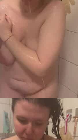 18 Year Old Sucks in the Shower