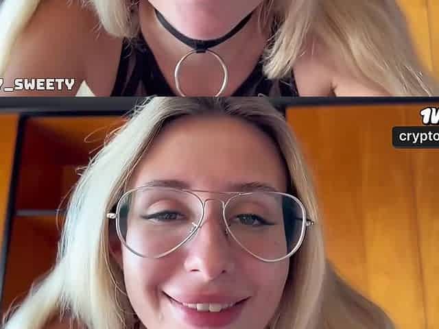 Tory Sweety - Stepsis In Black Lingerie & Heels: Deep Blowjob & Massive Facial Cum On Glasses!