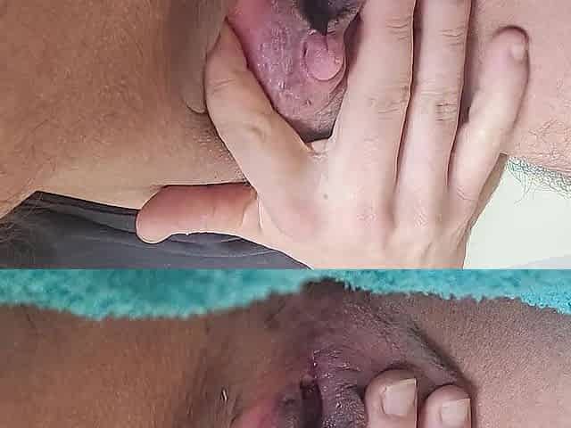 Transgender hunk squirts whilst masturbating to climax