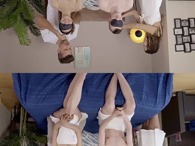 Happy Ending Massage Leads to Swinger Group Orgy