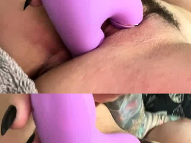 Sexy hottie Anetta Keys enjoys a solo toy masturbation