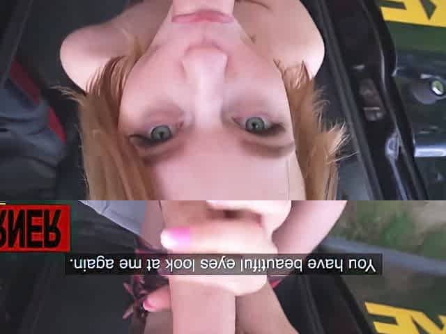 Peeping Cabbie Fucks Skinny Redhead