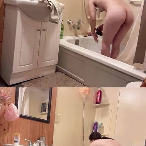 wash the hair in advance of shower