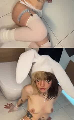Cute Petite Teen Is White Panties
