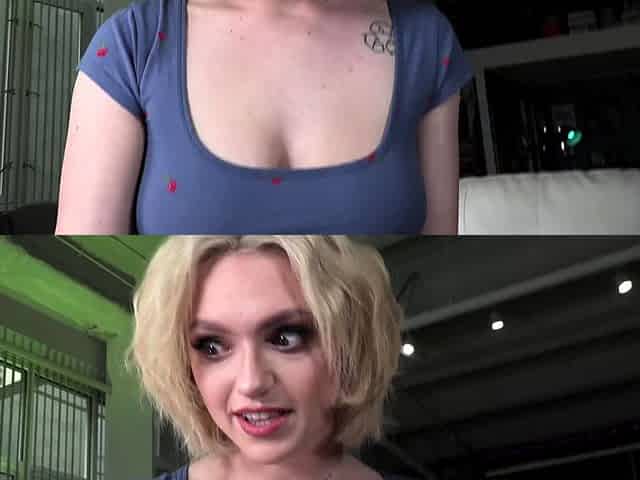 Big booty and boobs blonde babe banged pov