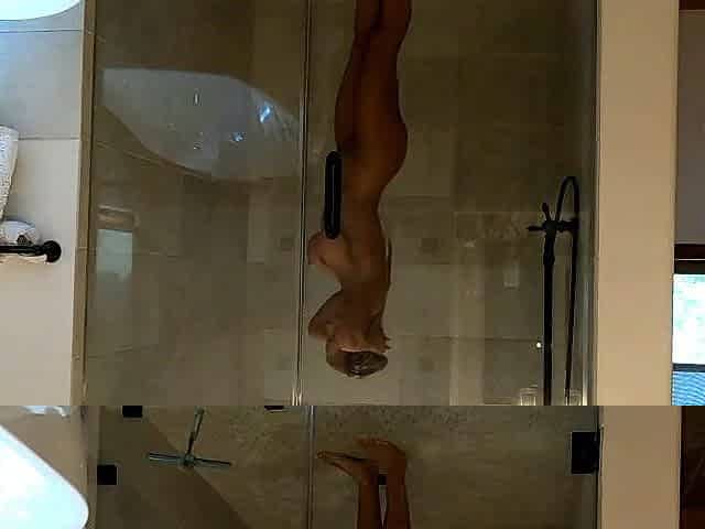 Spying on my Allies Wife in the Shower then I Fill her With Cum