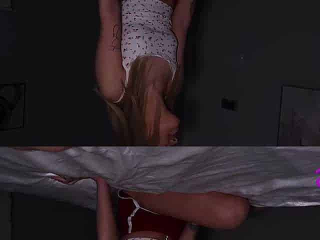 My Slim Blonde Step-sis Just Wanted To Share Bed With Me But Ended Up Sucking & Riding My Boner