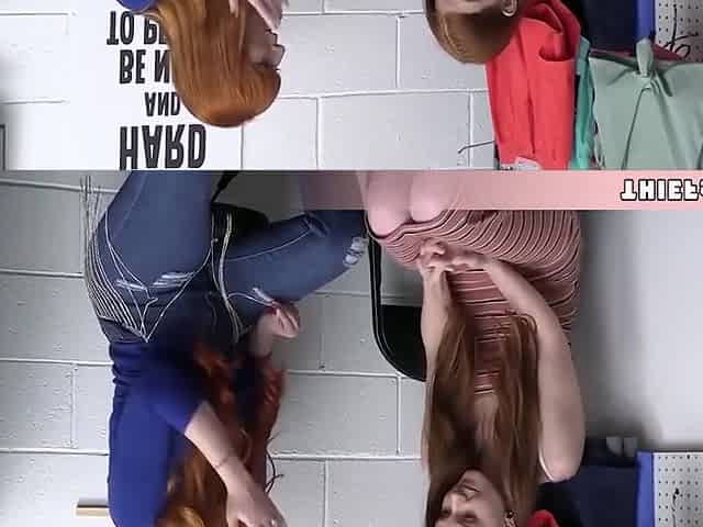 Redhead Milf And Cute Shoplifter Teen 18+
