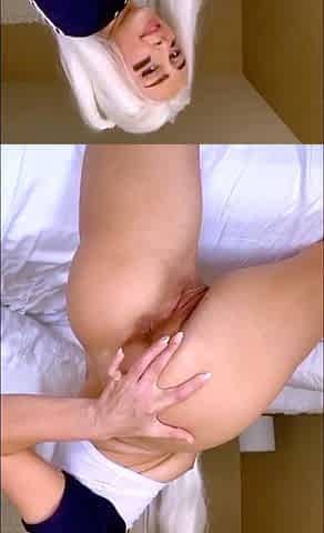 Blonde Teen Solo Masturbating On Webcam