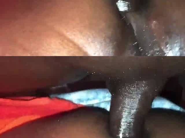 Black anal and oral-job