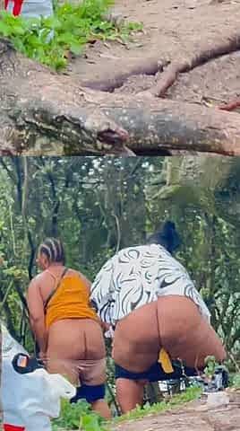 Mzansi big booty pissing spy public