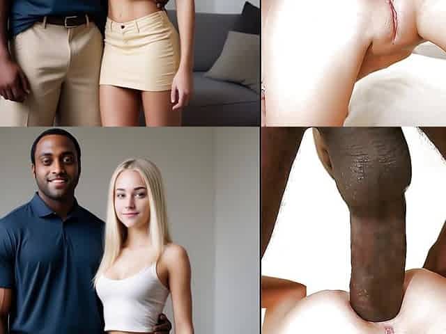 My GORGEOUS GOLDEN-HAIRED WIFE being BURNED IN by her recent lover (GIFTED and BIGGEST EBONY) - BBC Surprise!