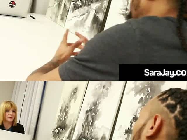 Office Super Slut Sara Jay Fucks her Employees Hard Cock