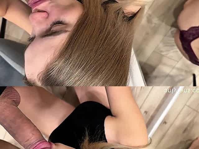Astonishing Carnal Oral-job - Giant Ejaculation with My Tongue