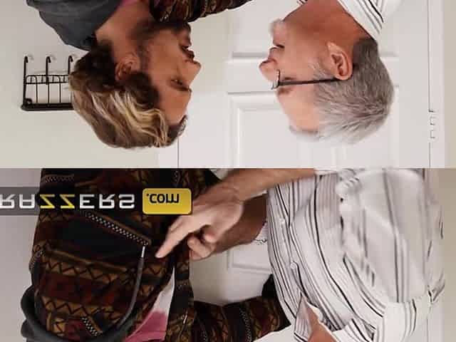 Brazzers - Concupiscent guy massage and screw his stepmom Becky Bandini
