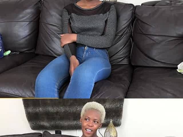 Busty Black Model Shaved Pussy Railed