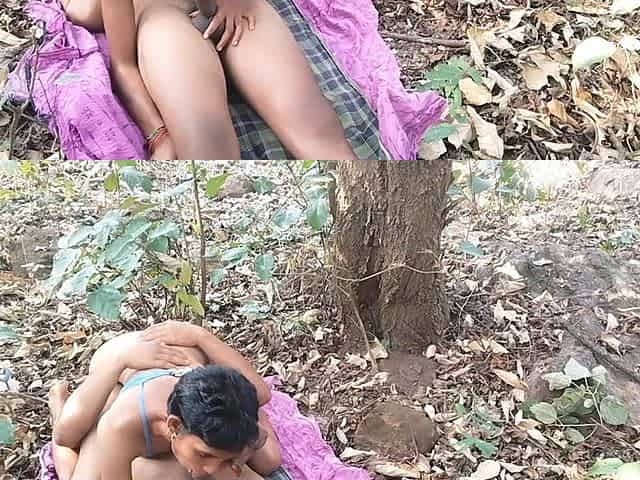 Stepbrother and Stepsister Was Best and Hard Fucking in Jungle, an Indian Desi Girl Was Hard Fucking with Her Local Boy