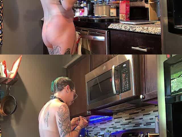 Baking Cupcakes Nude