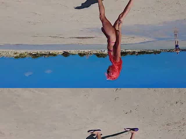 Bizarre Bikini In Public!