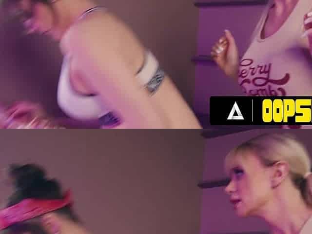 OOPSIE - Nasty Angellica Worthy & Rana Katana Bang Sexy Roommate Khloe Kapri In Their Fresh Sex Swing