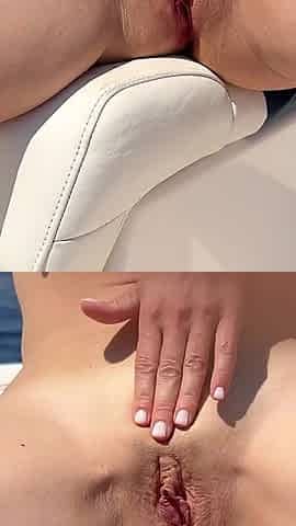I Surprised Him with My Horny Pussy Whilst on a Boat Excursion- POV Outdoor Sea Fuck