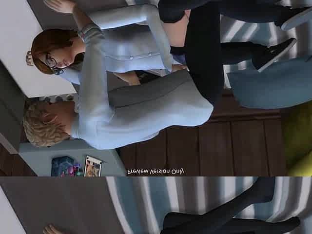 I Drilled My Nerdy Study Buddy - sims 4 - CG Anime
