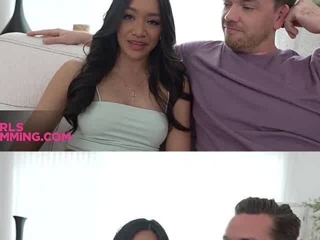 Oriental sweetheart Soaked & Sloppy Oral pleasure and Rimjob