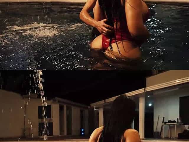 I Pay for My Swimming Lessons to the Swim Instructor with My Big Tits and My Huge Ass Bounce
