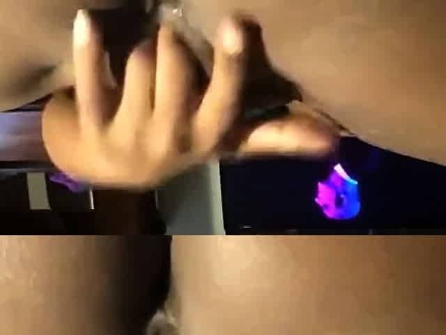 Ebony Amateur Claudia's Loud Solo Orgasm