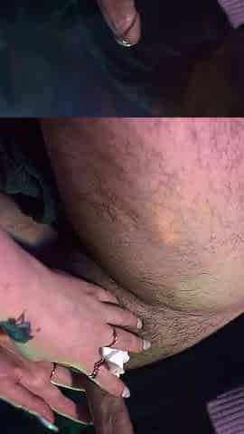 Two Cum Shots - Creampie and a Handjob