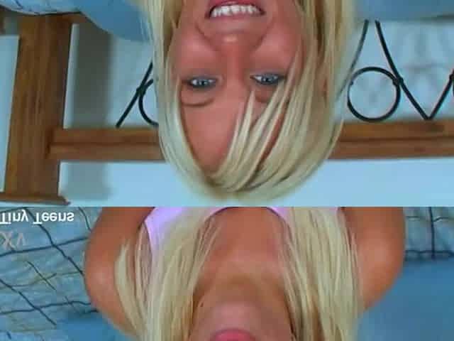 A youthful 19-year-old golden-haired likes to suck the ramrods of aged dudes.