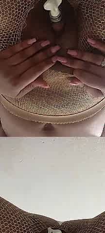 Up close love button pumped and vagina play