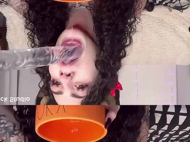 Puppy Cutie sloppy unfathomable mouth tail banging anal bang machine