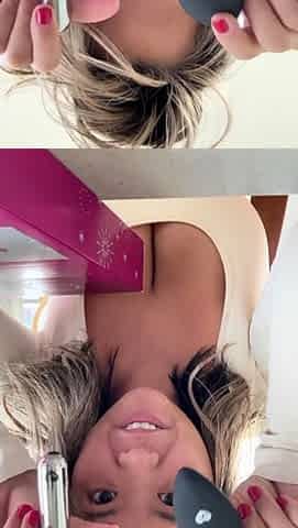 Big boobs milf masturbates with her dildo