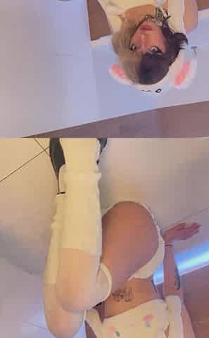 Cute Teen in White Lingerie