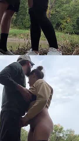 Drilled mother I'd like to fuck Outside, Urinated on Her Feet and Banged 'em