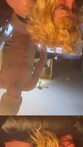 The Finishb of Me Pounding Her From Behind Over the Couch Arm