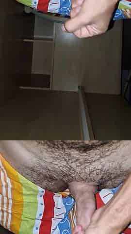 Wank with my parents home