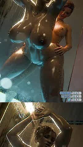 Cyberpunk 2077 - Panam Banged Hard In The Shower