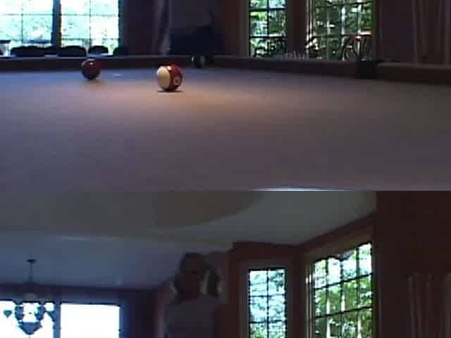 Little Summer billiard orgasm